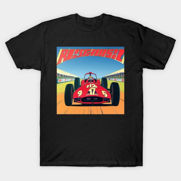 Vintage Finish Line F1 Racing T-Shirt by BAYFAIRE